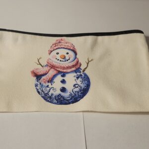 Snowman Canvas Bag