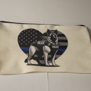 Police Dog Canvas Bag