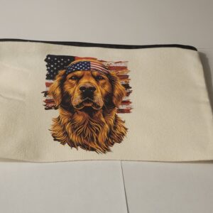 Golden Retriever Dog Canvas Bag