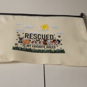 Rescued Dog Canvas Bag
