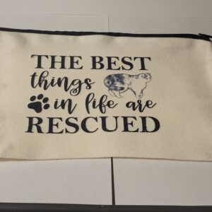 Rescued Cat Canvas Bag