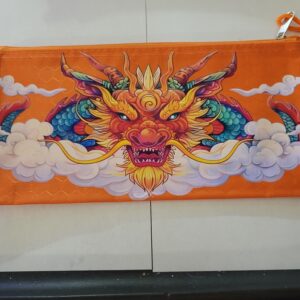 Orange Bag with Dragon