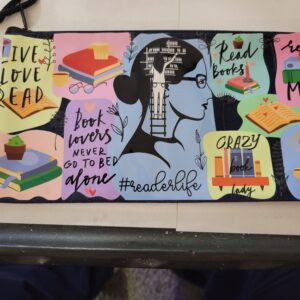 Black Bag with Books