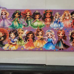 Purple Bag with Princesses