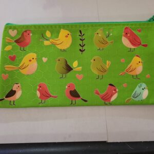 Green Bag with Birds