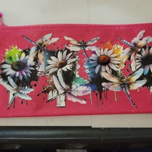 Pink Bag with Dragonflies