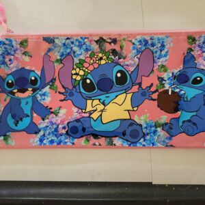 Pink Bag with Stitch