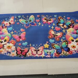 Blue Bag with Butterflies