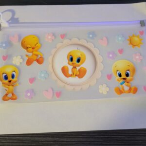 Clear Zip Bag with Tweety