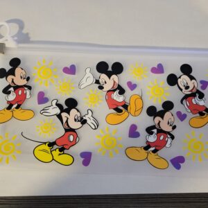 Clear Zip Bag with Mickey