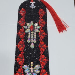 Black and red Acrylic Bookmark