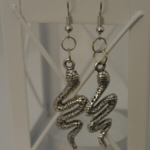 Silver Snake earrings