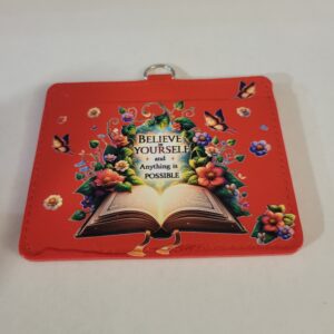Red Soft Cover ID Holder with Book