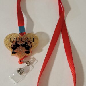 Mickey with Red Lanyard