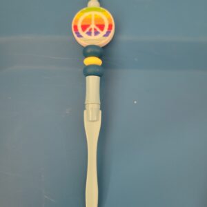 White Letter Opener with Peace Sign