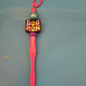 Pink Letter Opener with Dog Mom