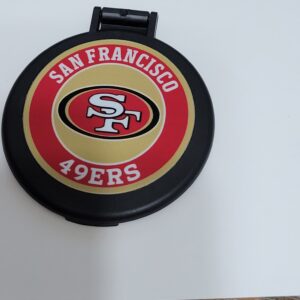 Black Compact Mirror with SF