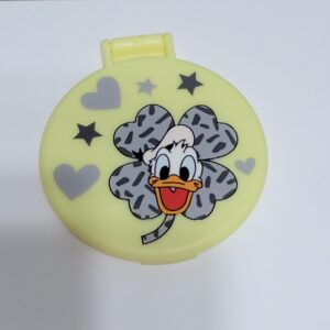 Yellow Compact Mirror with Donald