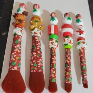 Christmas Make Up Brush Set