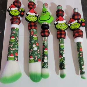 Grinch Make Up Brush Set