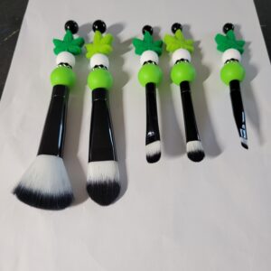 Weed Leaf Make Up Brush Set