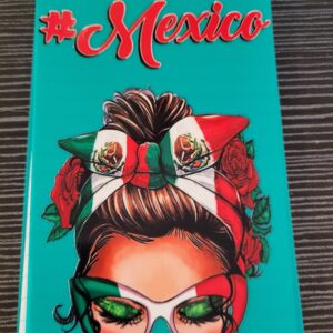 Green Flip Notebook with Girl