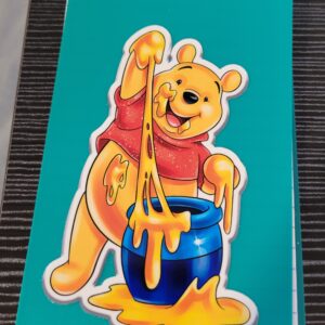 Green Filp Notebook with Pooh