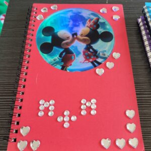 Red Notebook with Mickey