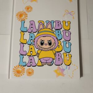 White Notebook with LaBuBu (no lines)