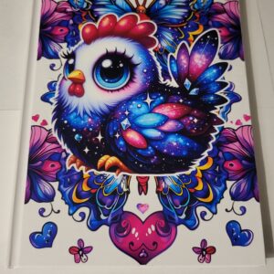 White Notebook with Chicken (no lines)