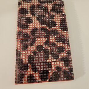 Red Tiny Notebook with Leopard Print