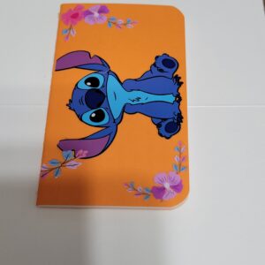 Orange Tiny Notebook with Stitch