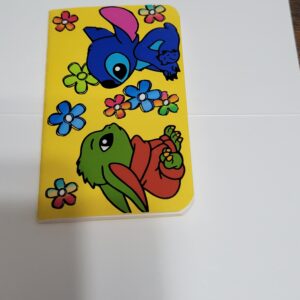 Yellow Tiny Notebook with Stitch and Yoda