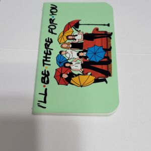 Green Tiny Notebook with Friends