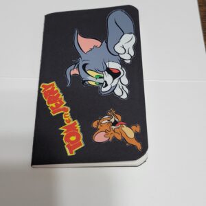 Black Tiny Notebook with Tom and Jerry