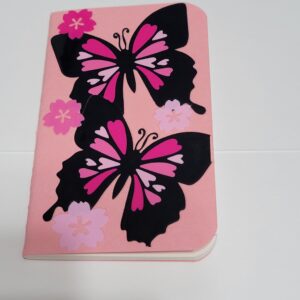 Pink Tiny Notebook with Butterfly