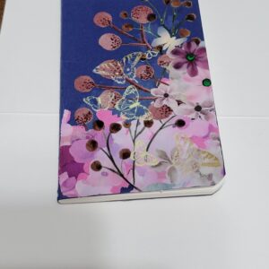 Blue Tiny Notebook with Butterflies