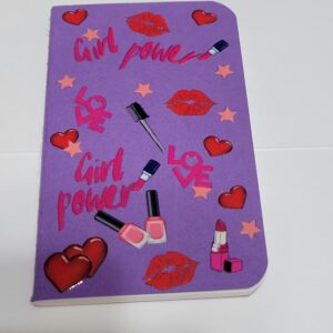 Purple Tiny Notebook with Make Up