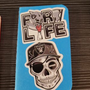Blue Tiny Notebook with Raiders