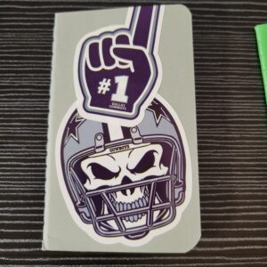 Grey Tiny Notebook with Cowboys Football