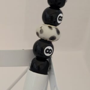 Black and White 8 ball Pen