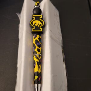 Black and Yellow Print Hawkeye Pen