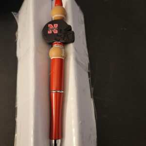 Black Helmet Cornhusker Pen