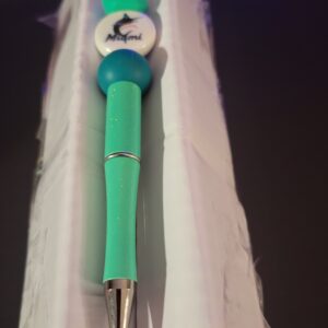 Teal Marlins Pen