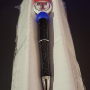 Red and Black Texas Rangers Pen