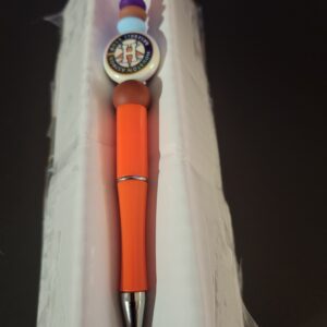 Orange and Brown Astros Pen