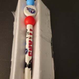 White and Red Titans Pen