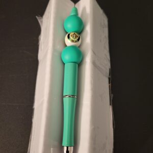 Turquoise Saints Pen