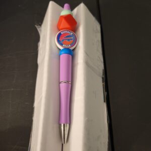 Red, Blue and Purple Bills Pen