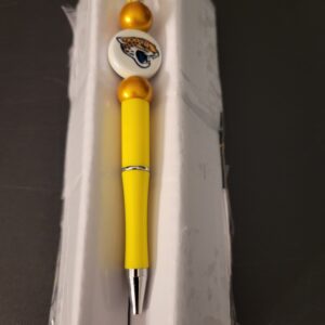 Yellow and Gold Jaguars Pen